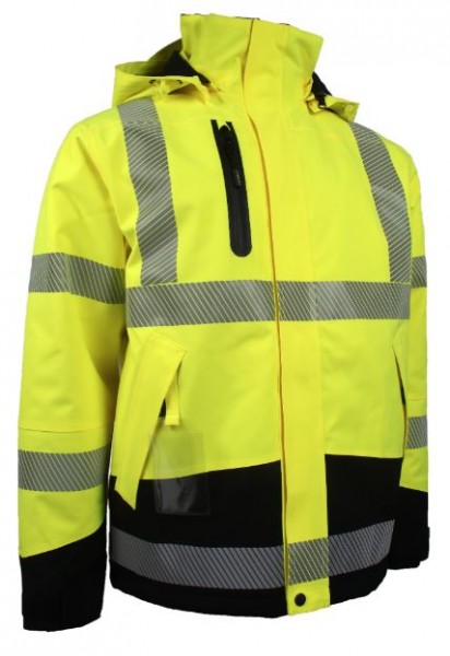 Lyngsøe 4WS-9097 breathable high-visibility winter jacket class 3