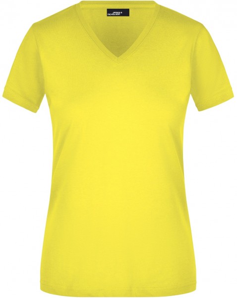 James & Nicholson JN972 Ladies Slim-Fit V-T-Shirt in 13 Colors