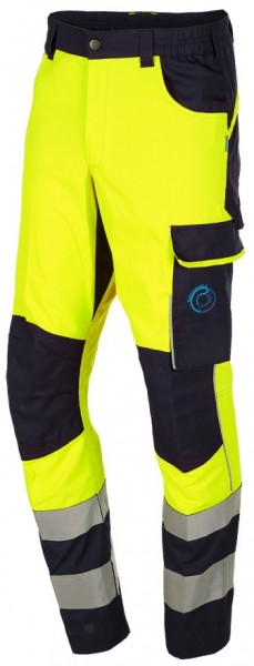 Sioen Turup 083VA2PEE high-visibility work trousers fluorescent yellow
