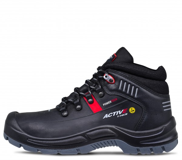 HKS Active 275 Safety laced boot S3 SRC ESD black