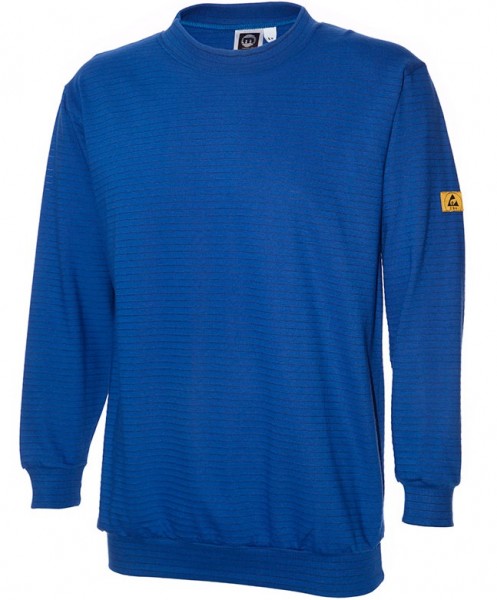 ESD Sweat-Shirt cobalt blue 300g/m²