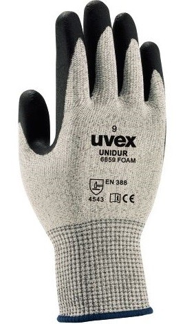 uvex unidur 6659 foam cut resistant gloves 60938