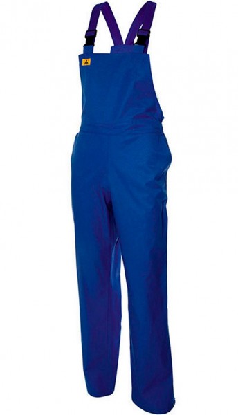 ESD ladies dungarees royal blue 180g/m²