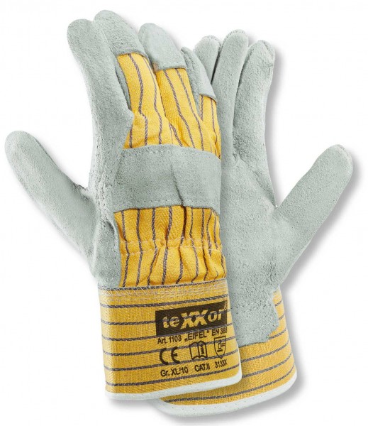 texxor Eifel 1103 cowhide split leather gloves