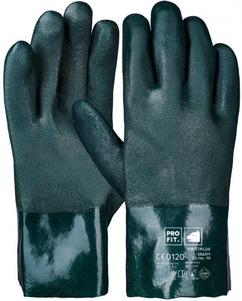 Pro-Fit 586311 Pirate Vinyl Chemical Protective Gloves