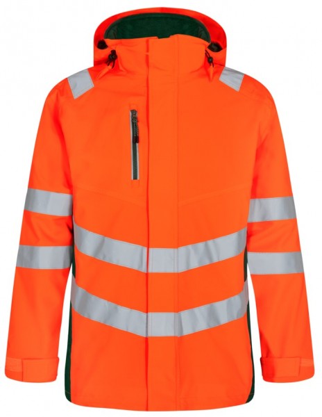 Engel 1145-930 Safety softshell parka with high-visibility protection