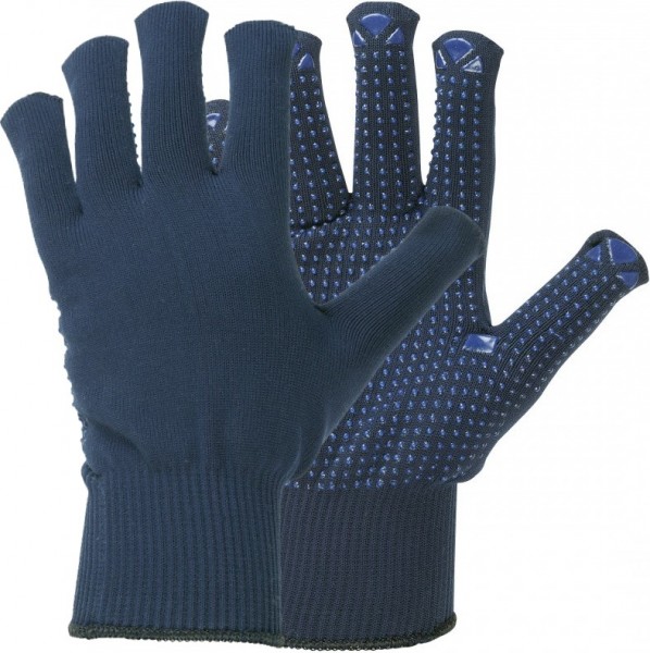 Stronghand Henan 0373 Fine knitted gloves with vinyl studs