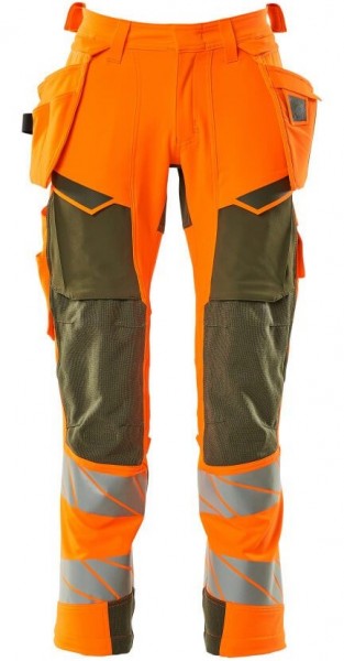 Mascot ACCELERATE SAFE 19031-711 High visibility trousers with hanging pockets
