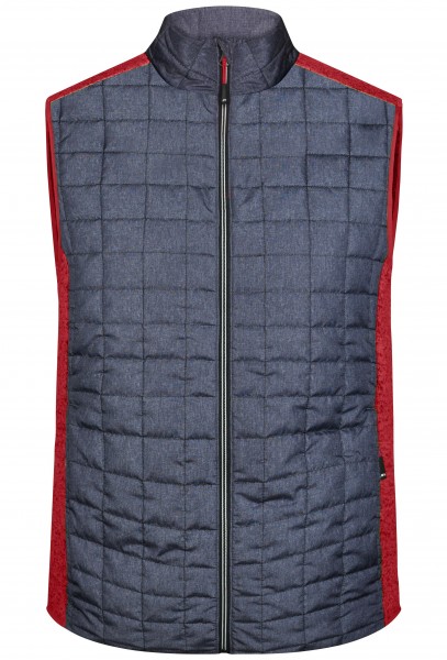 James & Nicholson JN740 Men Knitted Hybrid Vest in 5 Colors