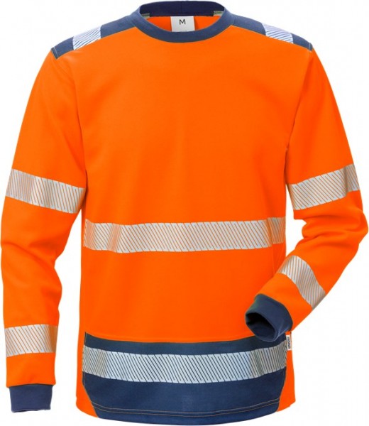 Fristads 114100 High Vis T-Shirt long sleeve 7724 THV