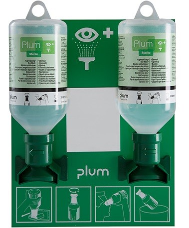 Plum 4694 Eye wash station with 2 x 500 ml eye wash