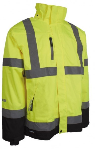 Lyngsøe FOX6055 high visibility rain jacket