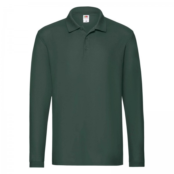 Fruit of The Loom Premium Long Sleeve Polo in 8 colours