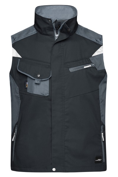 James & Nicholson JN822 Workwear Vest in 8 Colours
