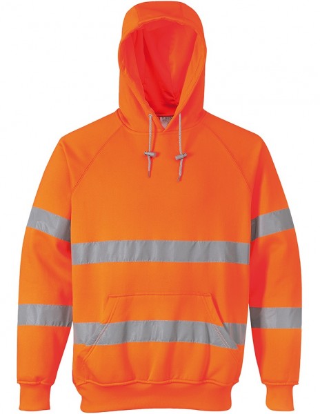 Portwest B304 Warning protection hooded sweatshirt