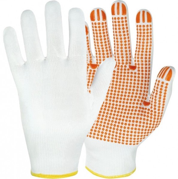 Stronghand Fuzhou 0364 Fine knitted gloves with vinyl studs