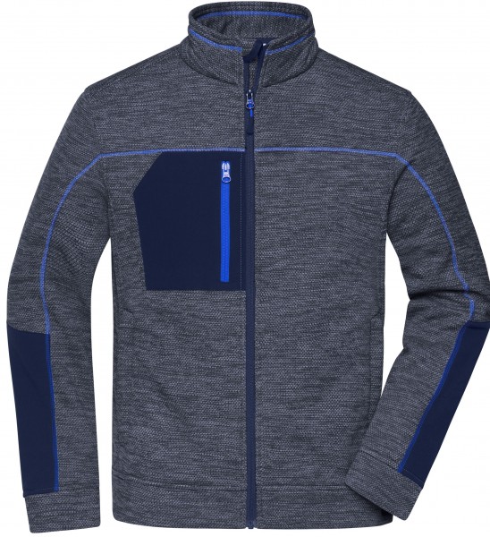 James & Nicholson JN1818 Men Structure Fleece Jacket in 3 Colors
