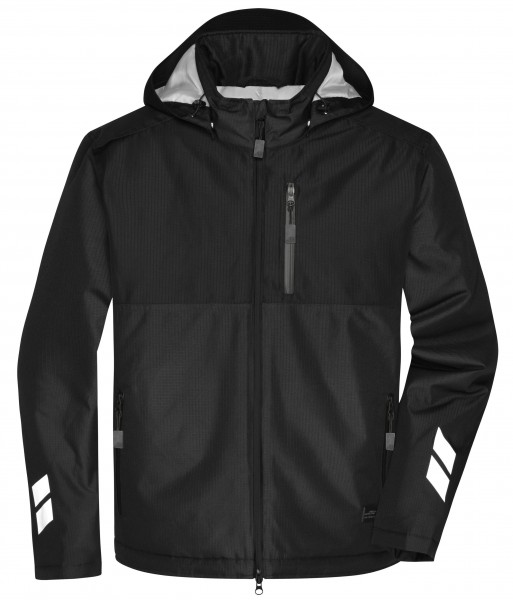 James & Nicholson JN1815 Unisex Padded Hardshell Workwear Jacket in 4 Colors