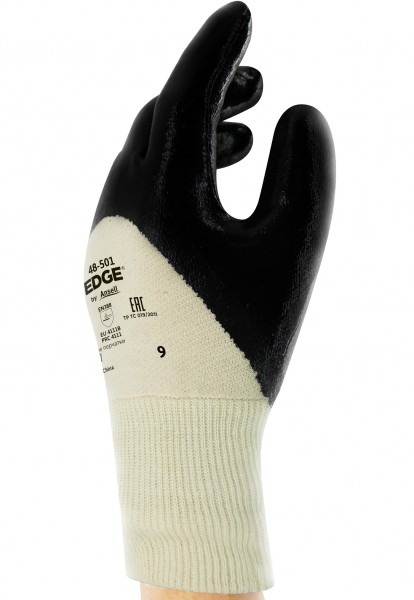 Ansell Edge 48-501 Nitrile Cut Protection Gloves Level B