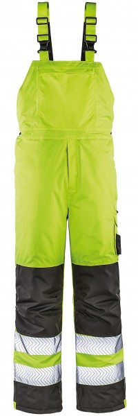 4 Protect ATLANTA 3485 High visibility winter weather protection dungarees bright yellow-grey
