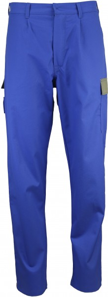 Asatex Multinorm waistband trousers blue-grey XAHO130 with reflective stripes