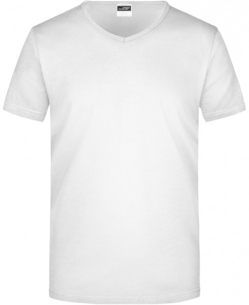 James & Nicholson JN912 Men's Slimfit V-Shirt in 15 Colours