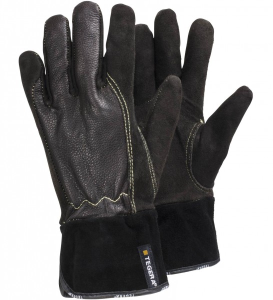 ejendals Tegera 32 cow & goat full leather heat protection gloves