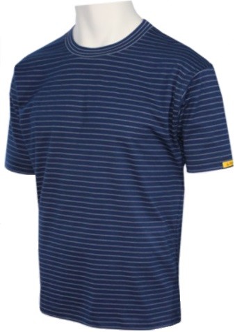 HB CONDUCTEX Cotton Knit Men's ESD T-Shirt short sleeve 08010 86002 000