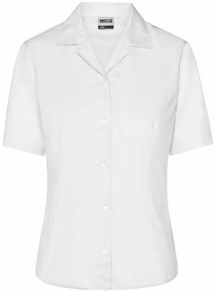 James & Nicholson JN609 Ladies short sleeve blouse Easy Care in 4 colours