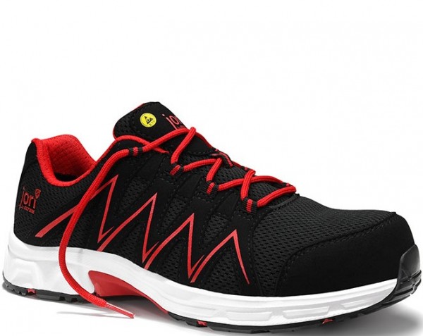 Jori jo_SPEEDY black-red Low 12141 safety shoe ESD S1P