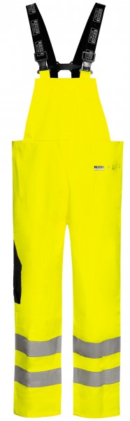 Lyngsøe FR-LR259 flame-retardant high-visibility dungarees in strong PU/PVC quality