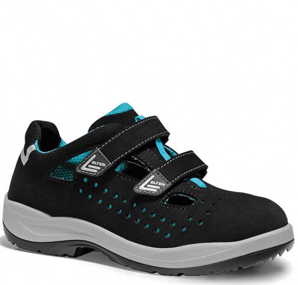 Elten Impulse Lady aqua Easy 74801 Ladies Sandals ESD S1P with Velcro black