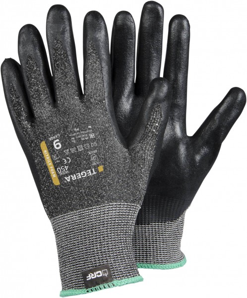 ejendals Tegera 450 nitrile cut protection gloves level C