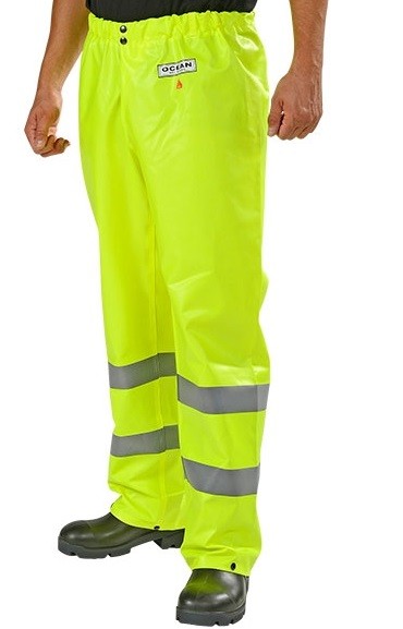 Ocean 30-129 Offshore Pro High-Vis Warning Rain Trousers