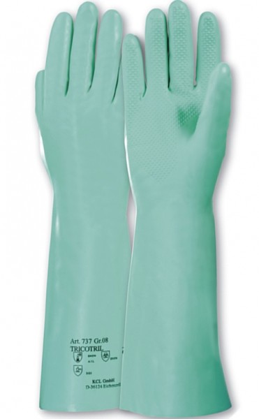 KCL Tricotril 737 Nitrile chemical protective gloves