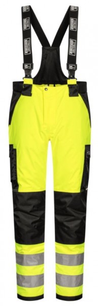 Lyngsøe 99949 breathable high-visibility rain pants fluorescent yellow-black