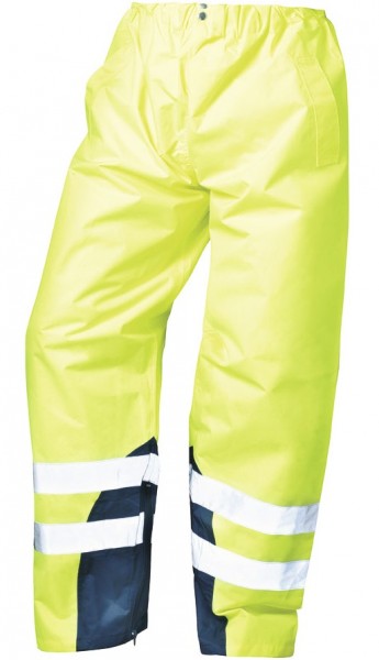Safestyle 23551 RENZ warning waistband trousers bright yellow/marine