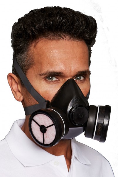 Ekastu Half Mask Polimask DUPLO Combi A1-P1R D