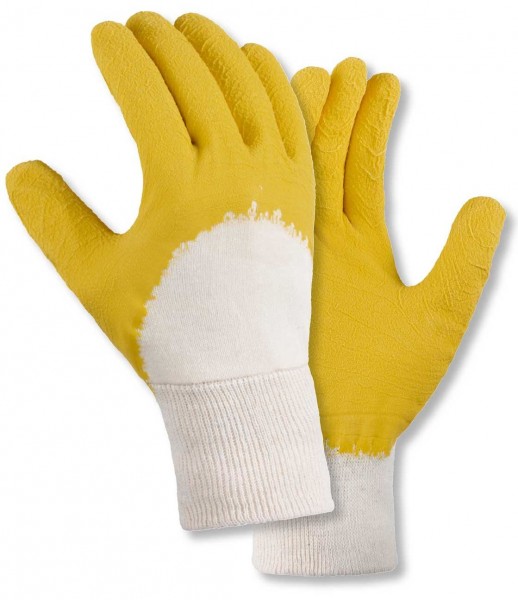 texxor 2201 Universal gloves with knitted waistband yellow