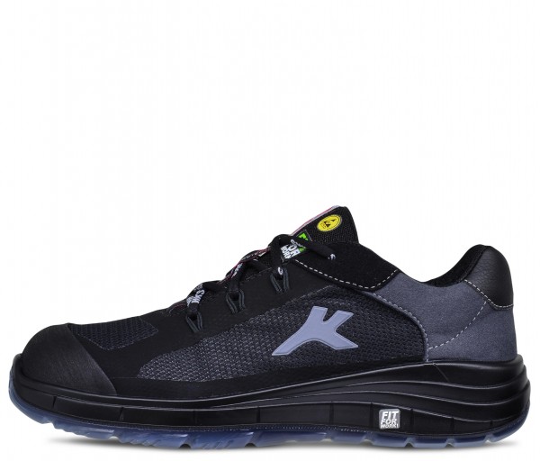 HKS Free 1 TP ladies low shoes S1P SRC ESD black