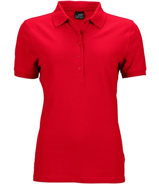 James & Nicholson JN709 Ladies Elastic Puqué Polo-Shirt in 9 Colors
