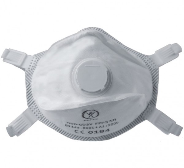 HSD-C03V FFP3 NR cone style respirator with valve
