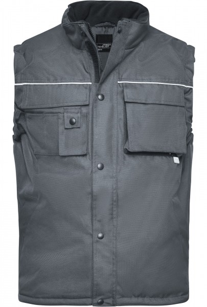 James & Nicholson JN813 Workwear Vest in 3 colours