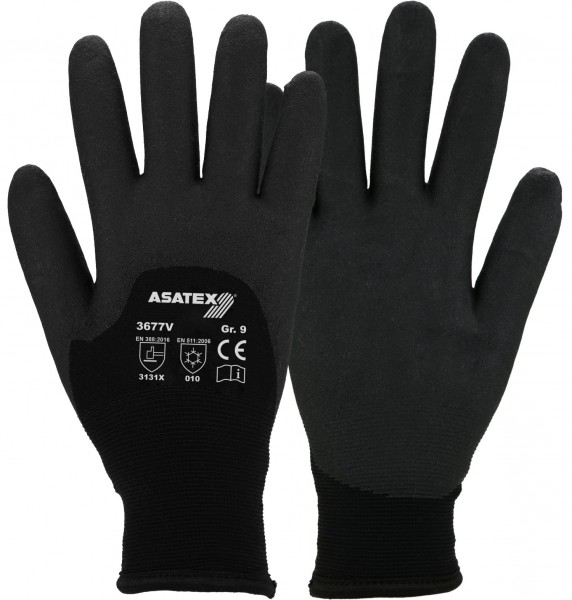Asatex 3677V cold protection gloves with HPT coating