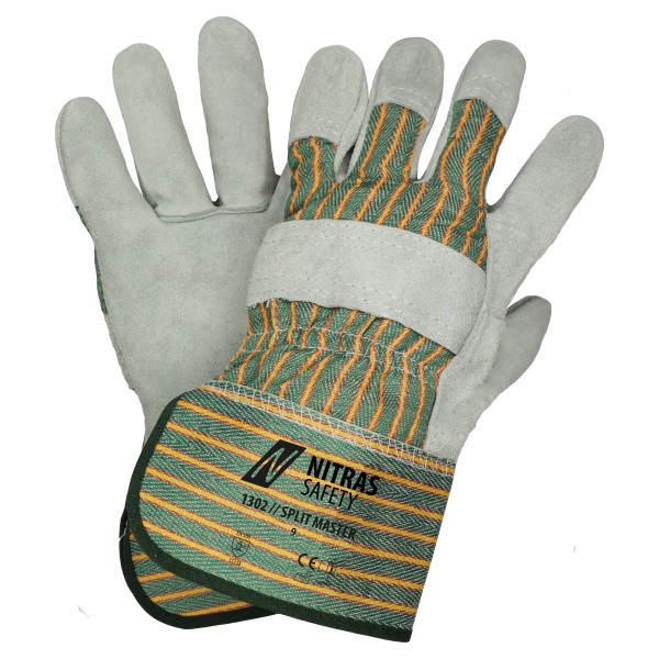 Nitras 1302 Split Master Cow split leather gloves
