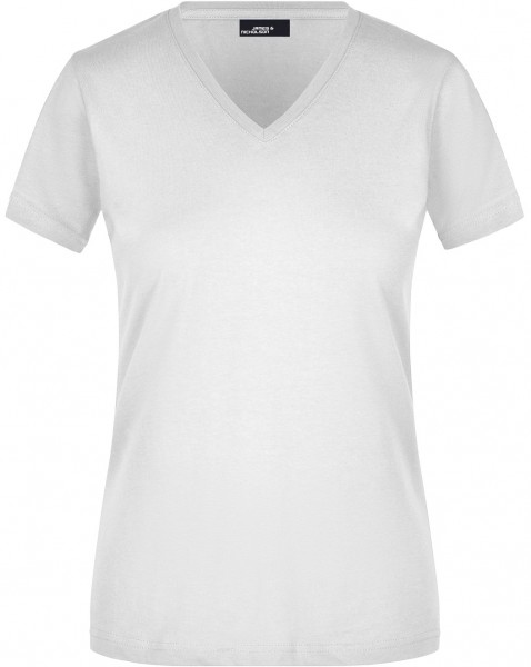 James & Nicholson JN972 Ladies Slim-Fit V-T-Shirt in 13 Colors