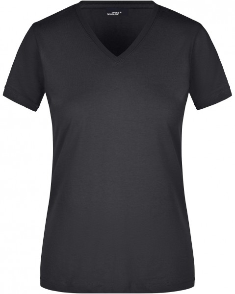 James & Nicholson JN972 Ladies Slim-Fit V-T-Shirt in 13 Colors