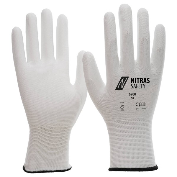 Nitras 6200 Protective gloves with PU coating