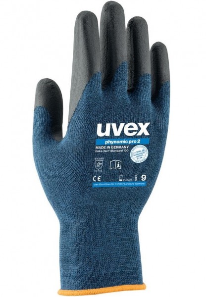 uvex 60064 phynmoic pro 2 protective gloves