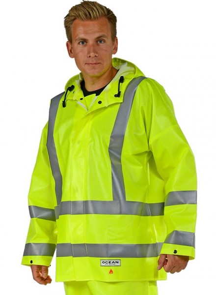 Ocean 30-2099 Offshore Pro High-Vis Rain Jacket